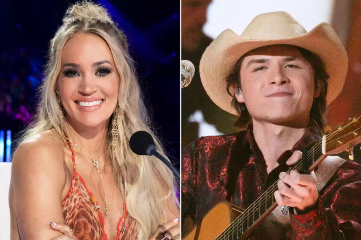 “‘I Feel Like a Proud Mom’: Carrie Underwood Opens Up About Watching John Foster Shine on American Idol”