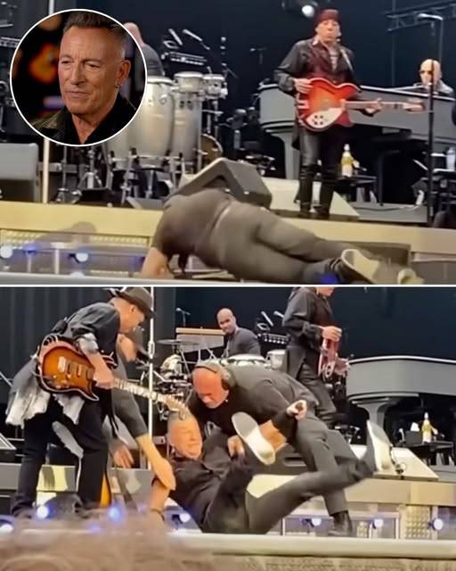 “I’M AT MY LIMIT!” — Bruce Springsteen’s Shocking Onstage Stumble in Amsterdam Leaves Fans Fearing for The Boss