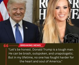 SHOCKWAVE IN COUNTRY MUSIC: Carrie Underwood Publicly Praises Trump — And Her Next Move Left Fans Stunned