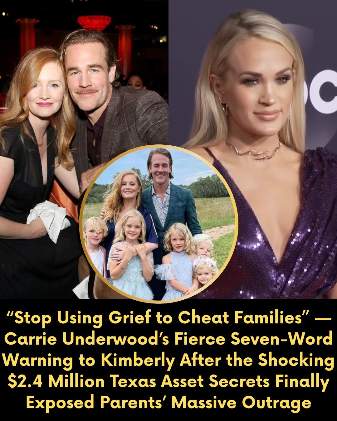 🚨 “Stop Using Grief to Cheat Families!” — Carrie Underwood’s Explosive Warning Sparks Firestorm Over $2.4M GoFundMe and Alleged Luxury Ranch