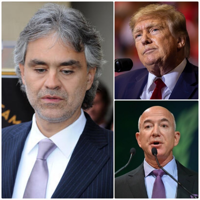 “Wake Up, Jeff”: Andrea Bocelli Pulls Music From Amazon, Fires Back at T.r.u.m.p With Eight Words That Shook the Internet