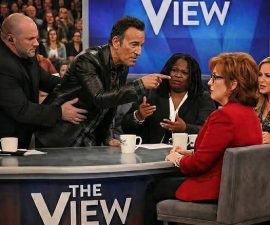 LIVE TV ERUPTS Joy Behar Shouts Cut Him Off But Bruce Springsteen’s Calm Response Leaves Studio Frozen and Sparks Nationwide Debate