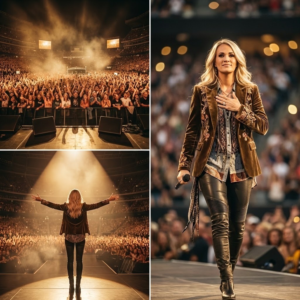 SHE COULDN’T FINISH THE SONG — AND 50,000 FANS TURNED A CONCERT INTO A CATHEDRAL