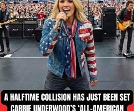 🚨 SUPER BOWL SHAKEUP: Carrie Underwood Ignites Halftime Show Storm as “All-American” Spectacle Sparks Industry Tension 🏈🔥