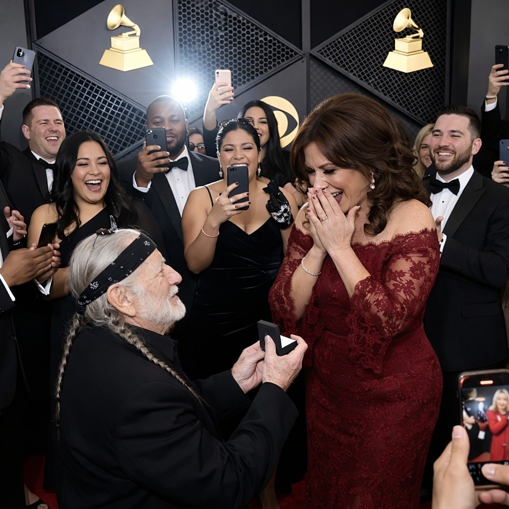 GRAMMY NIGHT BOMBSHELL: Willie Nelson & Annie D’Angelo Deliver the Most Emotional Surprise of 2026 — And the Crowd LOST It 😍💍
