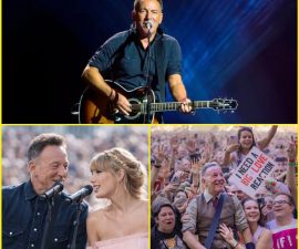 When the Crowd Chose Silence: Bruce Springsteen and Taylor Swift Shared a Moment That Transformed an Arena Into Something Sacred