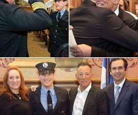 “The Applause Wasn’t for a Song — It Was for a Badge”: Bruce Springsteen’s Quietest Proud Moment Becomes His Most Powerful