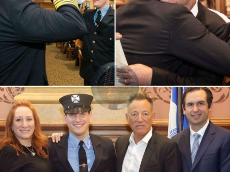 “The Applause Wasn’t for a Song — It Was for a Badge”: Bruce Springsteen’s Quietest Proud Moment Becomes His Most Powerful