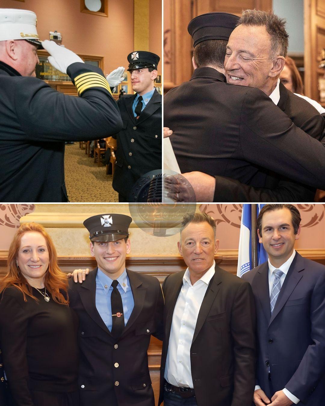 “The Applause Wasn’t for a Song — It Was for a Badge”: Bruce Springsteen’s Quietest Proud Moment Becomes His Most Powerful