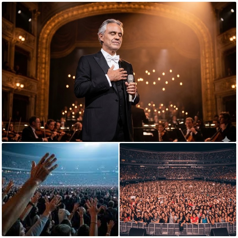 HE COULDN’T FINISH HIS SONG – SO 40,000 VOICES DID IT FOR HIM