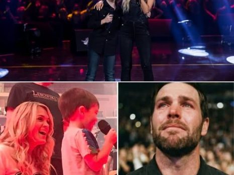 18,000 Fans Fell Silent When Carrie Underwood’s Son Stepped Into the Spotlight and Sang to His Dad