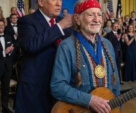 CONGRATULATIONS: Willie Nelson Honored at the Kennedy Center as President Donald Trump Delivers Unexpectedly Playful Tribute
