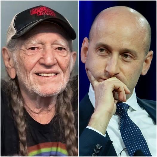 FIRESTORM ERUPTS: Willie Nelson Calls Stephen Miller a “Nazi” — Miller Fires Back in Explosive Public Clash