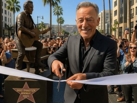 Did Bruce Springsteen Receive a Full Bronze Monument on the Hollywood Walk of Fame?
