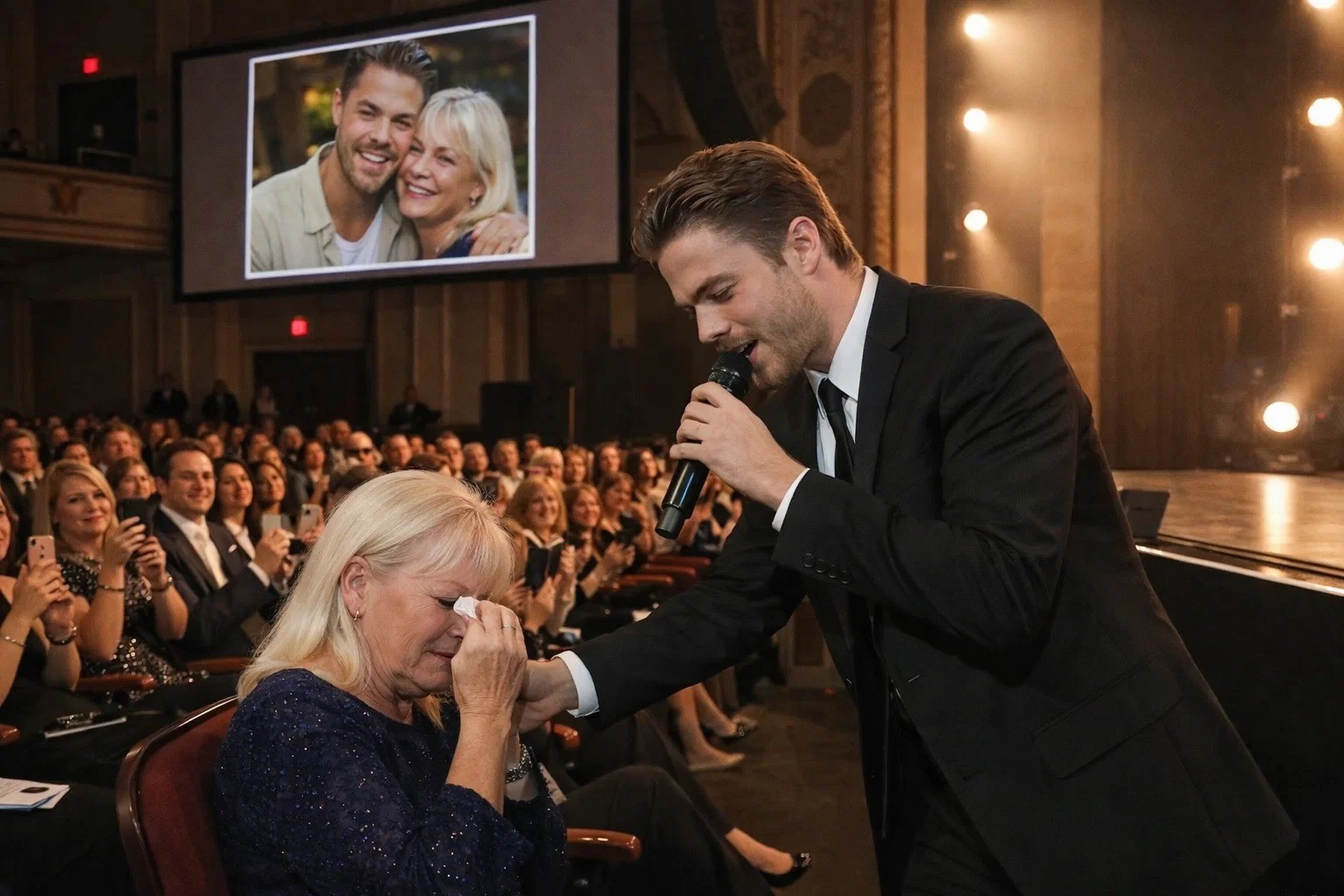 A Special Moment — Or a Story That Doesn’t Add Up? The Viral Tribute Involving Derek Hough