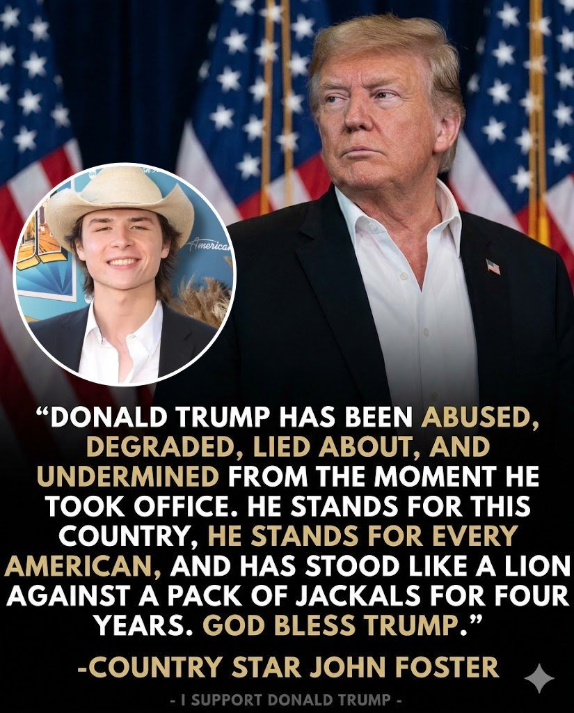 “‘Stands Like a Lion’: John Foster’s Fiery Defense of President T/r/u/m/p Ignites National Debate”