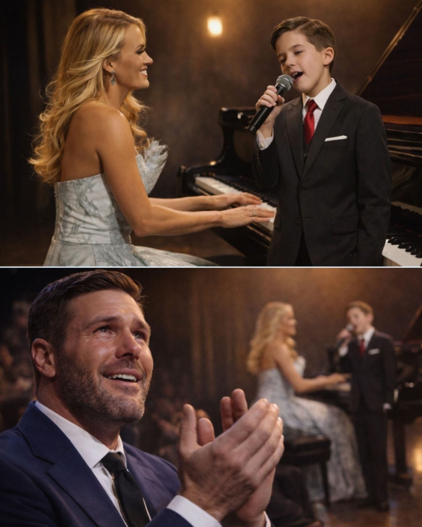 BACKSTAGE REVEAL: A Rare Moment with Carrie Underwood’s Family