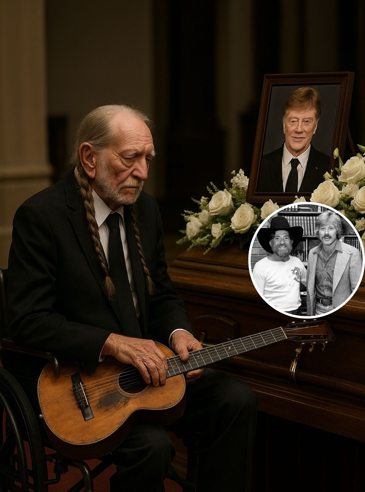 A Quiet Farewell: Willie Nelson’s Emotional Goodbye to Robert Redford
