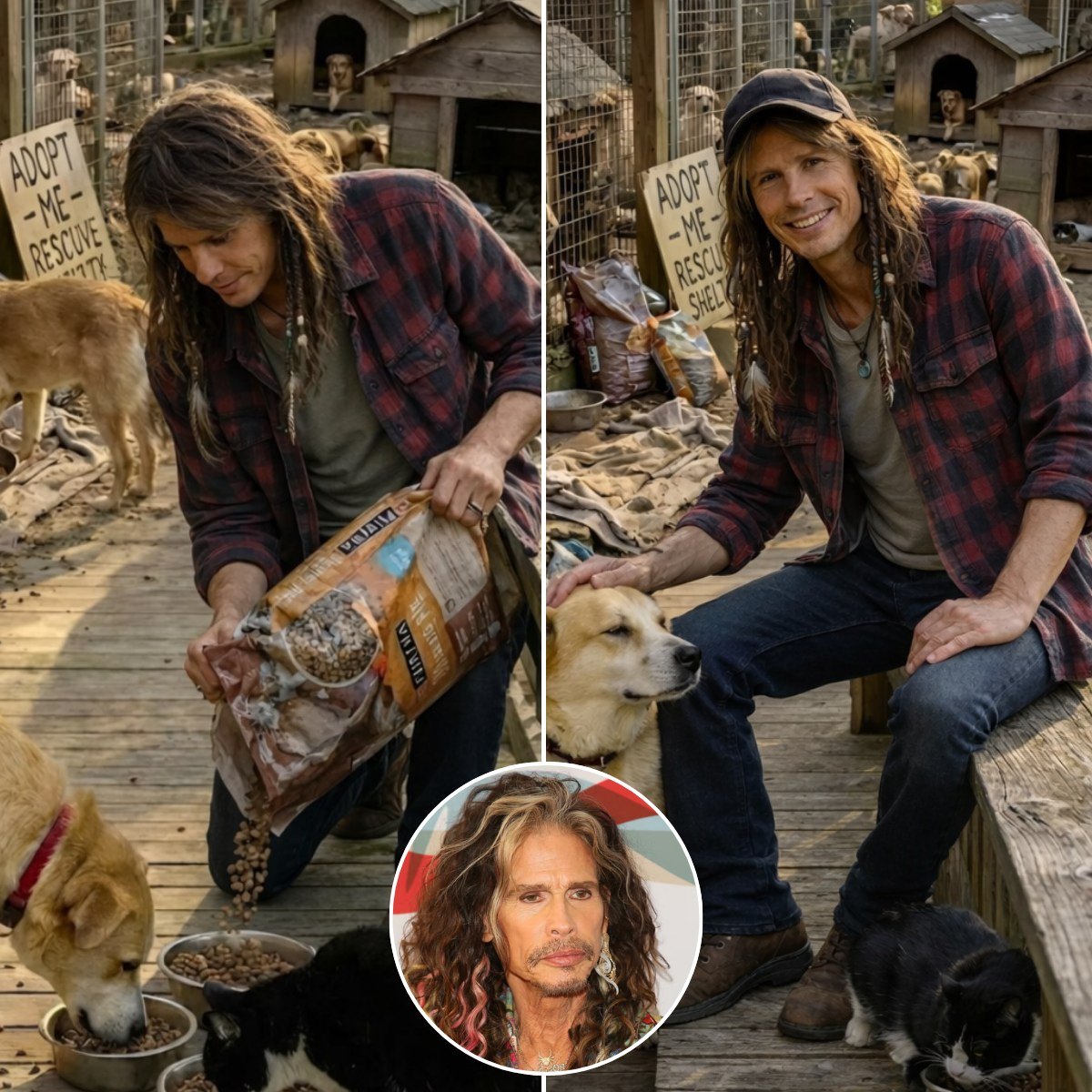 HEARTWARMING NEWS: Steven Tyler Pledges $1 Million to Build Sanctuary for Rescued Animals