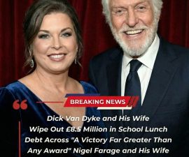 BREAKING: Dick Van Dyke and Arlene Silver Erase $8.5 Million in School Lunch Debt Across 103 Schools — “A Victory Greater Than Any Award”