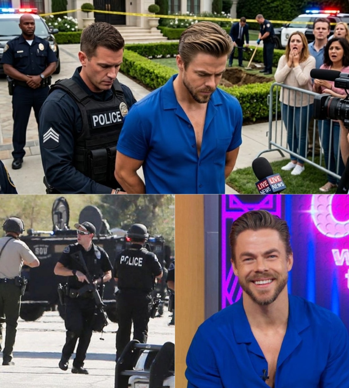 BREAKING: Mystery Surrounds Derek Hough’s Pennsylvania Property as Sudden Police Activity Triggers Global Speculation