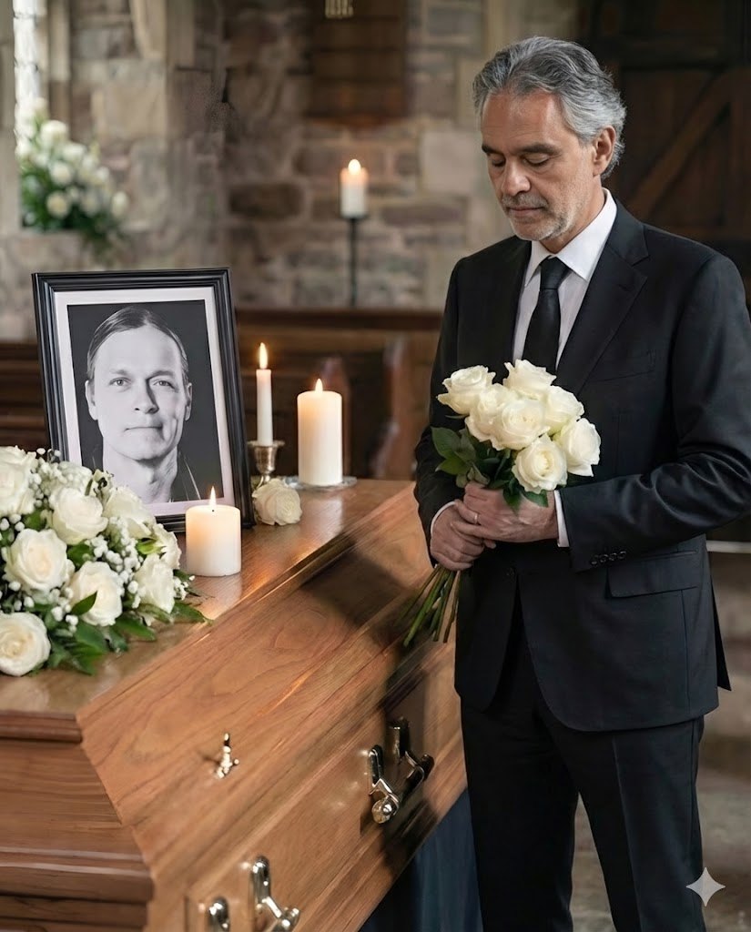 “A Nation in Tears”: Andrea Bocelli Quietly Attends Memorial Service for Brad Arnold, the Beloved Voice of 3 Doors Down