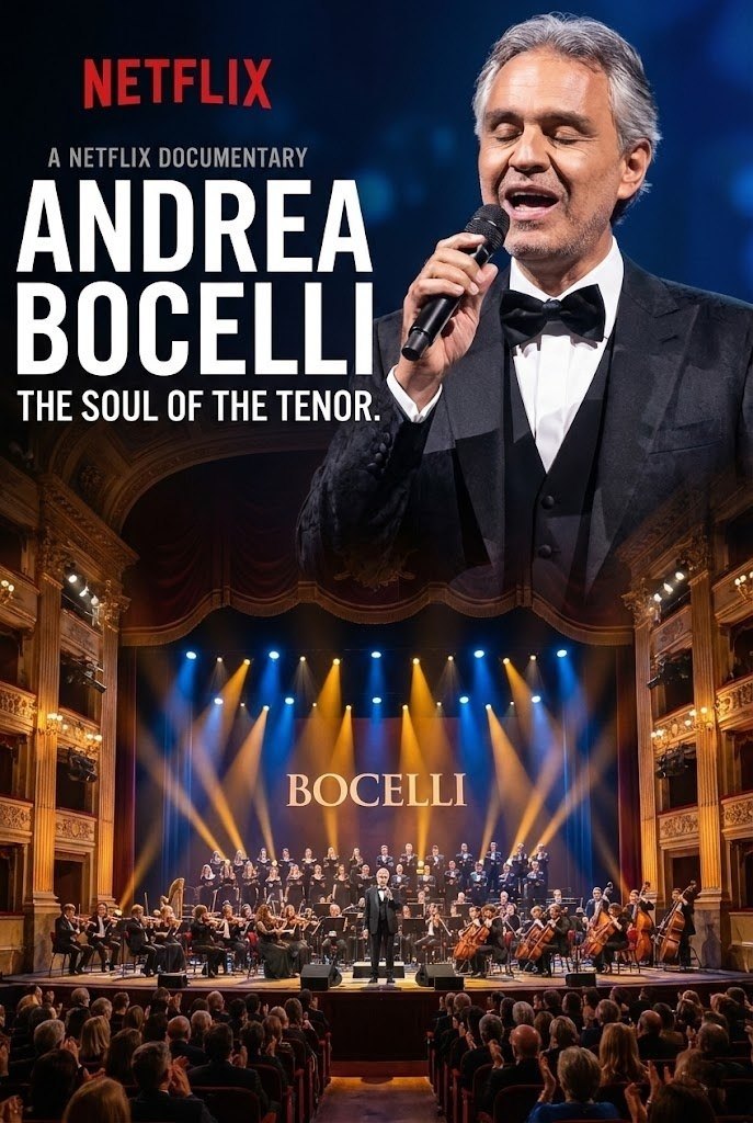 🎬 NETFLIX PREMIERE: ANDREA BOCELLI – THE VOICE THAT TOUCHED THE WORLD 🎼