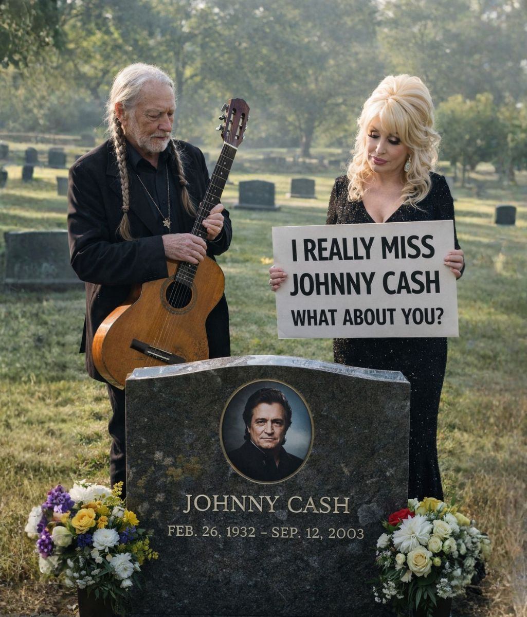 No Stage. No Spotlight. Just Remembrance. Dolly Parton and Willie Nelson Honor Johnny Cash