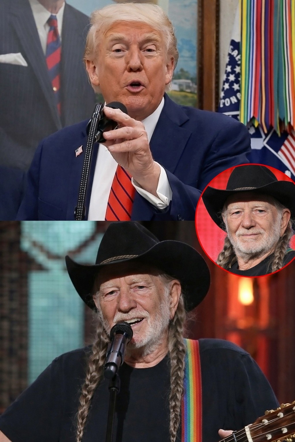 ROOM FALLS SILENT: When Donald Trump Called for Security to Remove Willie Nelson, the Country Legend’s Unexpected Move Stopped Everyone in Their Tracks
