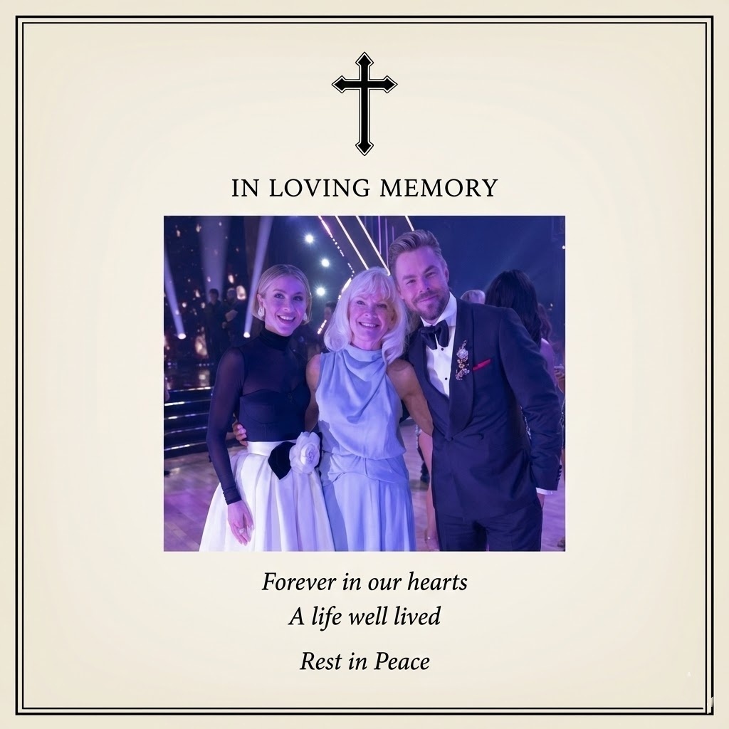 💔 HEARTBREAKING LOSS: Derek Hough’s Family Announces the Passing of His Beloved Mother at 68, Leaving the Dance World in Mourning