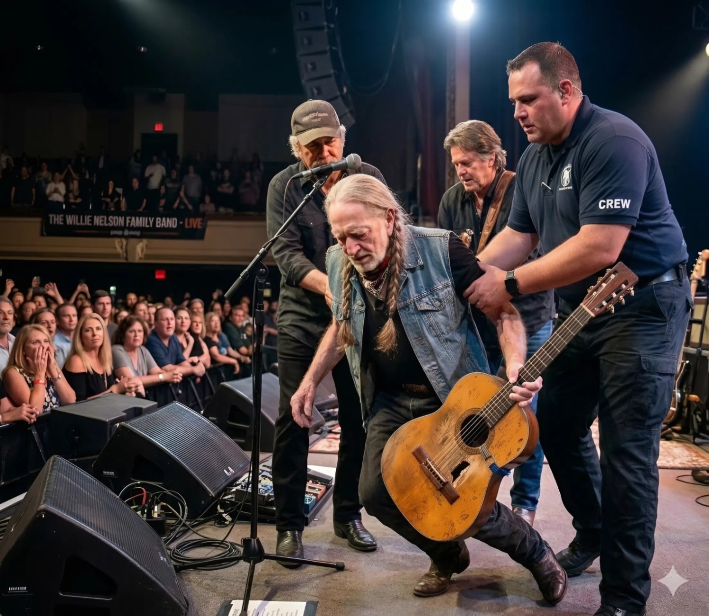 Concern for Willie Nelson After Frightening Moment at Nashville Event Leaves Fans Holding Their Breath