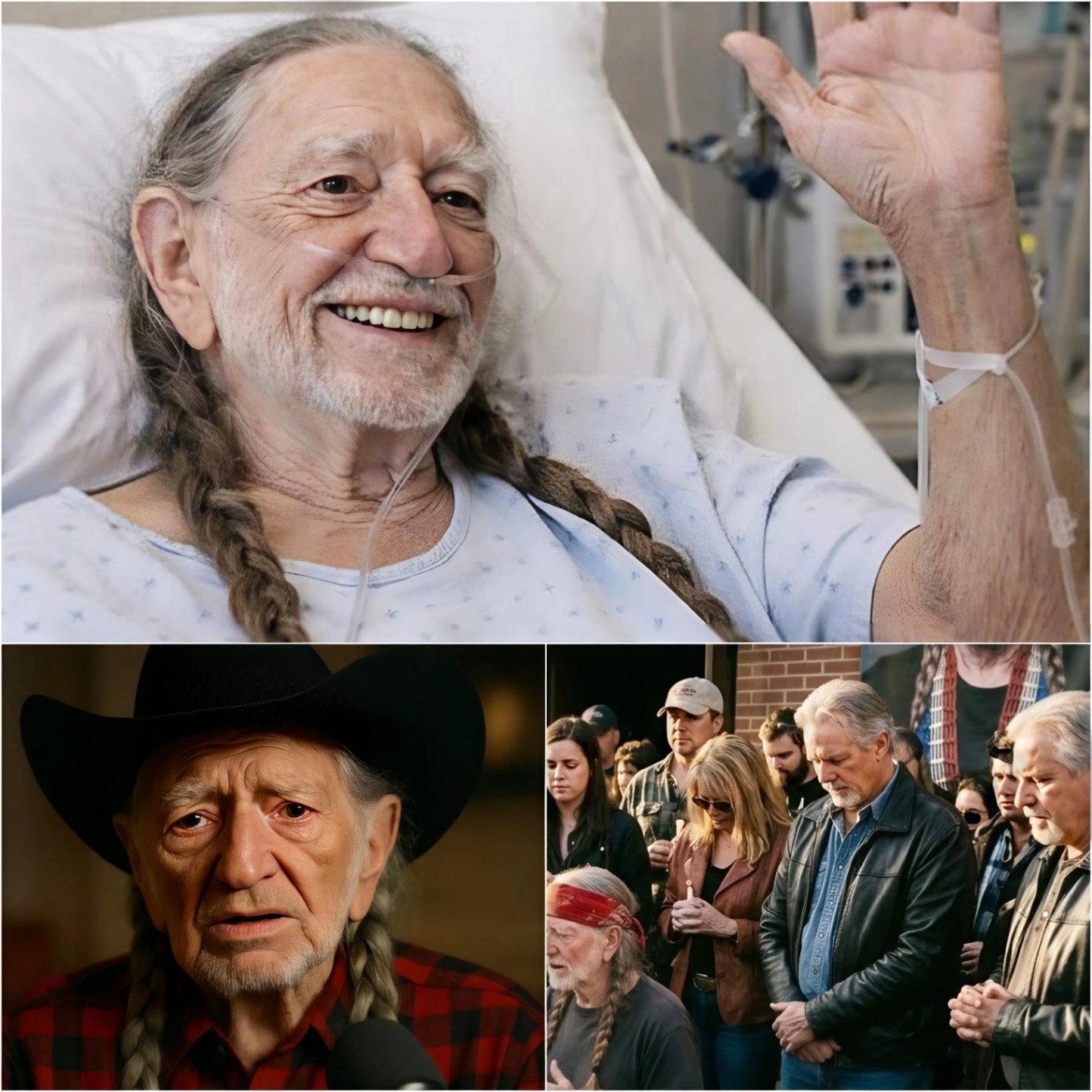 Willie Nelson Stable After Health Scare, but the Quiet Moments Inside His Hospital Room Are What’s Moving Fans Most