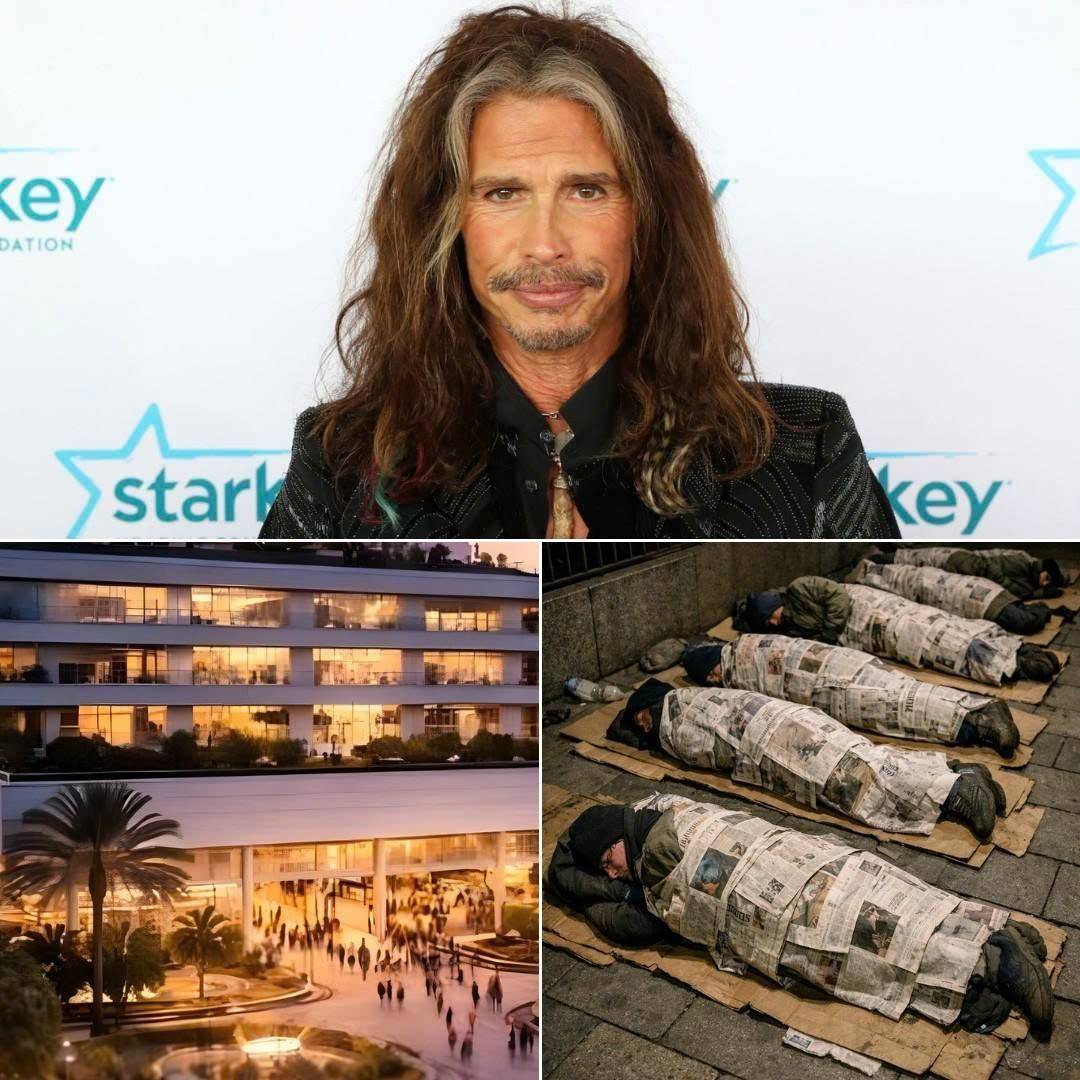 Before Sunrise, Steven Tyler Opened the Doors — A Free Hospital for the Homeless Begins Its Mission in Silence