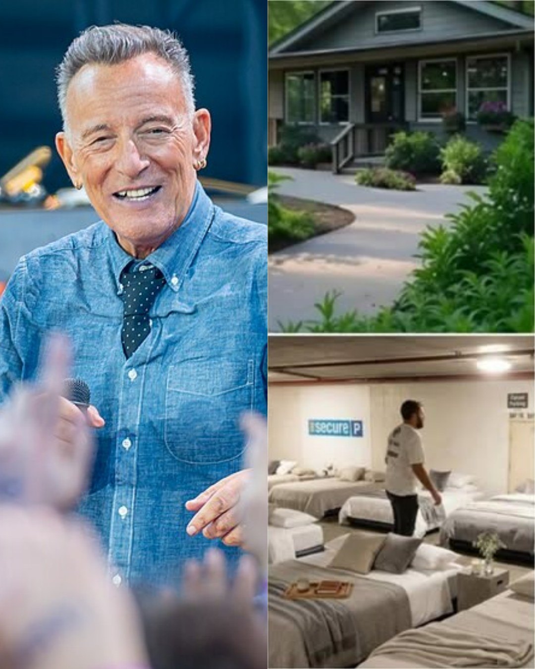 Bruce Springsteen Donates $12.9 Million to Homeless Shelter Initiative — “No One Deserves to Sleep on a Sidewalk”
