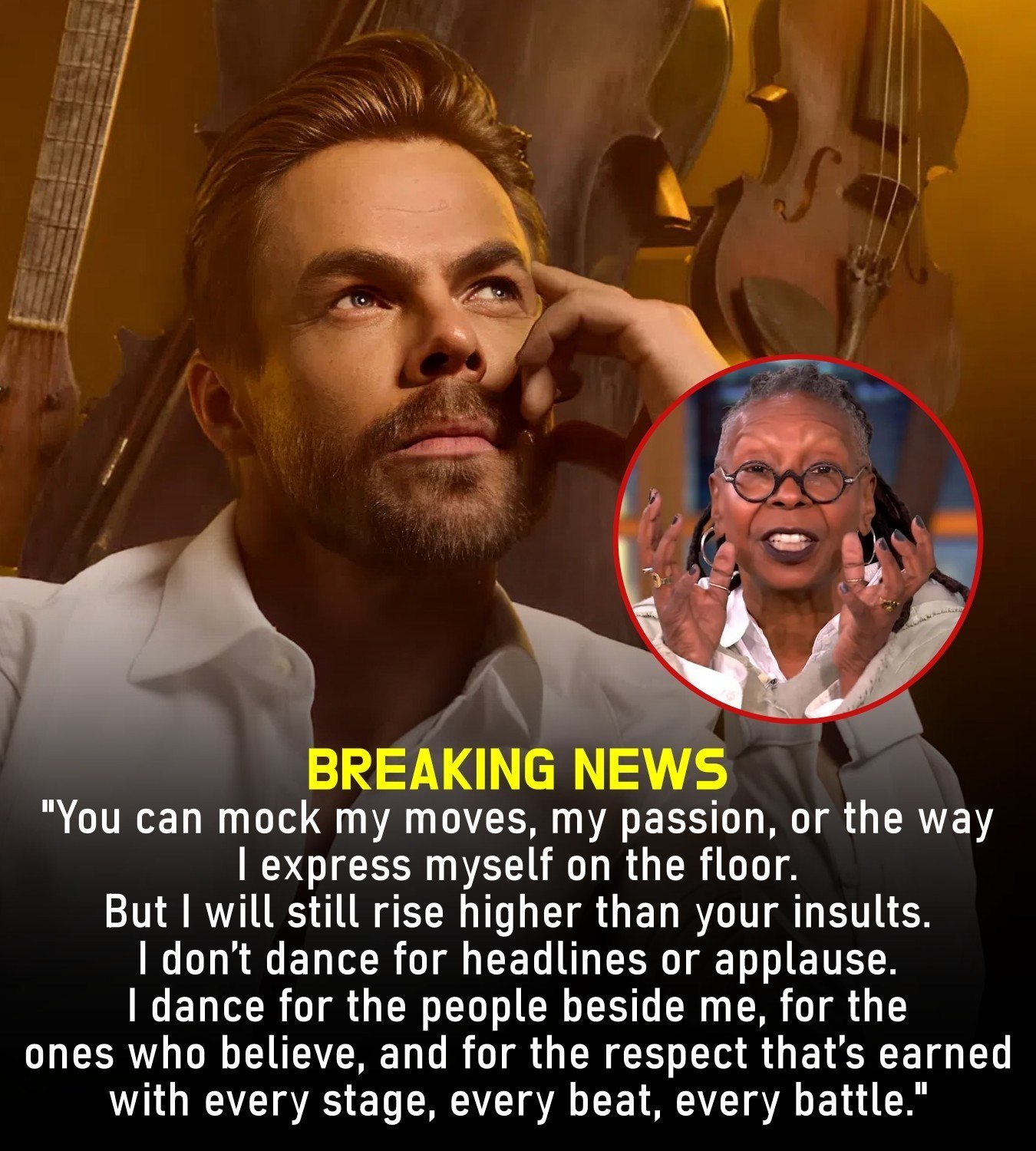The Studio Went Silent — And Derek Hough’s One Sentence Changed the Entire Moment