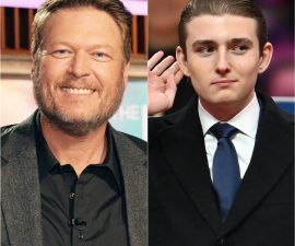 B.A.R.R.O.N T.R.U.M.P Mocked Blake Shelton’s Education — 47 Seconds Later, Blake Shelton Left the Entire Room in Absolute Silence