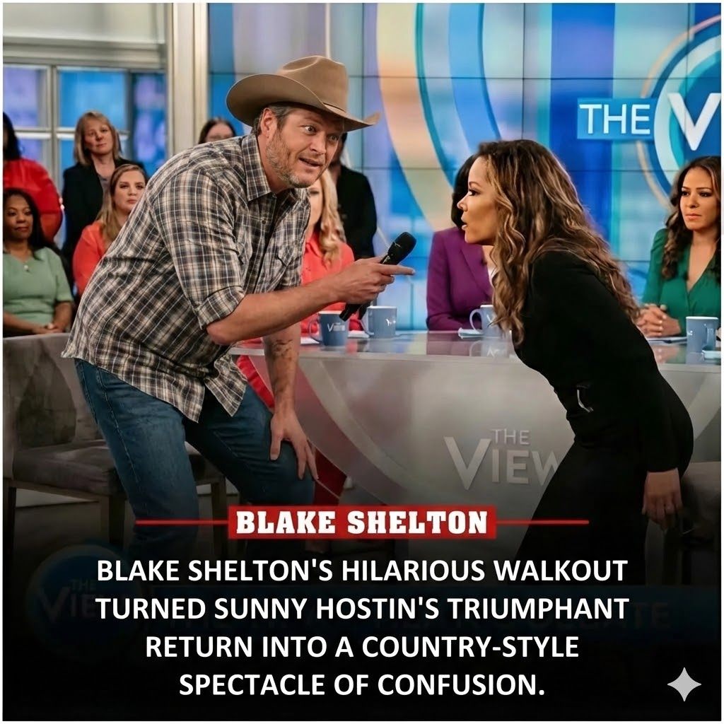 Blake Shelton and Sunny Hostin Clash on Live Television: A Heated Moment Turns Into a Powerful Reflection on Fame, Responsibility, and the Burden of Success