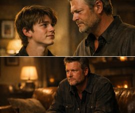 A Quiet Moment That Sparked Loud Questions: When Kingston Appeared Beside Blake Shelton