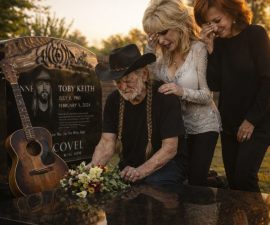 “No Cameras. No Crowd. Just the Wind.” — Willie Nelson, Dolly Parton, and Reba McEntire Quietly Honor Toby Keith