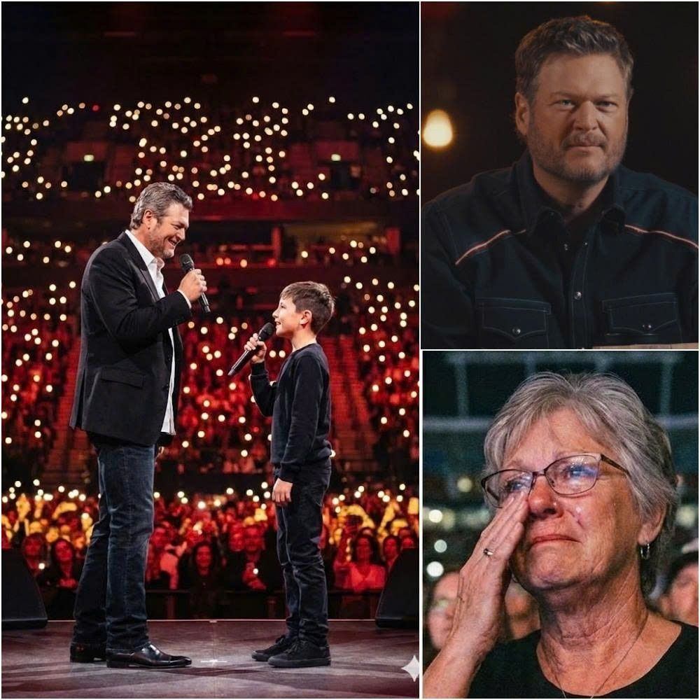 “BLAKE… CAN I SING WITH YOU JUST ONCE?” — AND 20,000 PEOPLE FORGOT HOW TO BREATHE