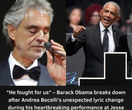 A Single Word Changed Everything: Andrea Bocelli’s Emotional Performance at Jesse Jackson’s Final Goodbye Moved Barack Obama to Tears