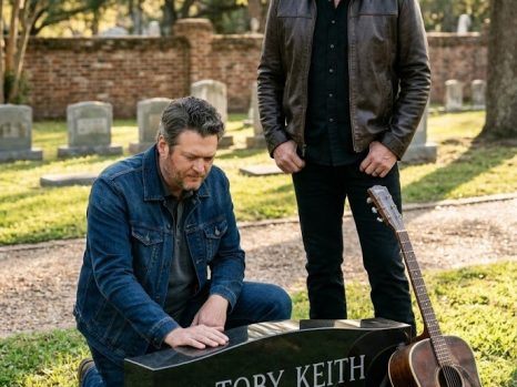 “HE TAUGHT US HOW TO BE LOUD… AND HOW TO MEAN IT.” — BLAKE SHELTON QUIETLY BROKE DOWN AT TOBY KEITH'S MEMORIAL