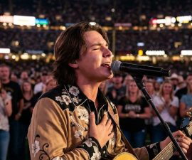 A National Anthem That Silenced the Arena: John Foster Delivers a Performance No One Expected