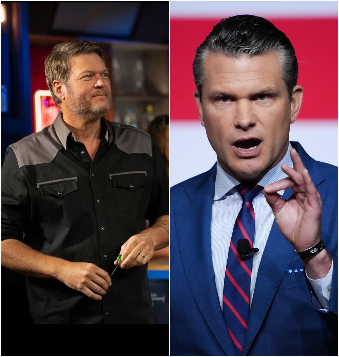 🚨 TOTAL WAR: BLAKE SHELTON UNLEASHES $60 MILLION LAWSUIT AFTER PETE HEGSETH’S EXPLOSIVE ON-AIR CLASH 🚨