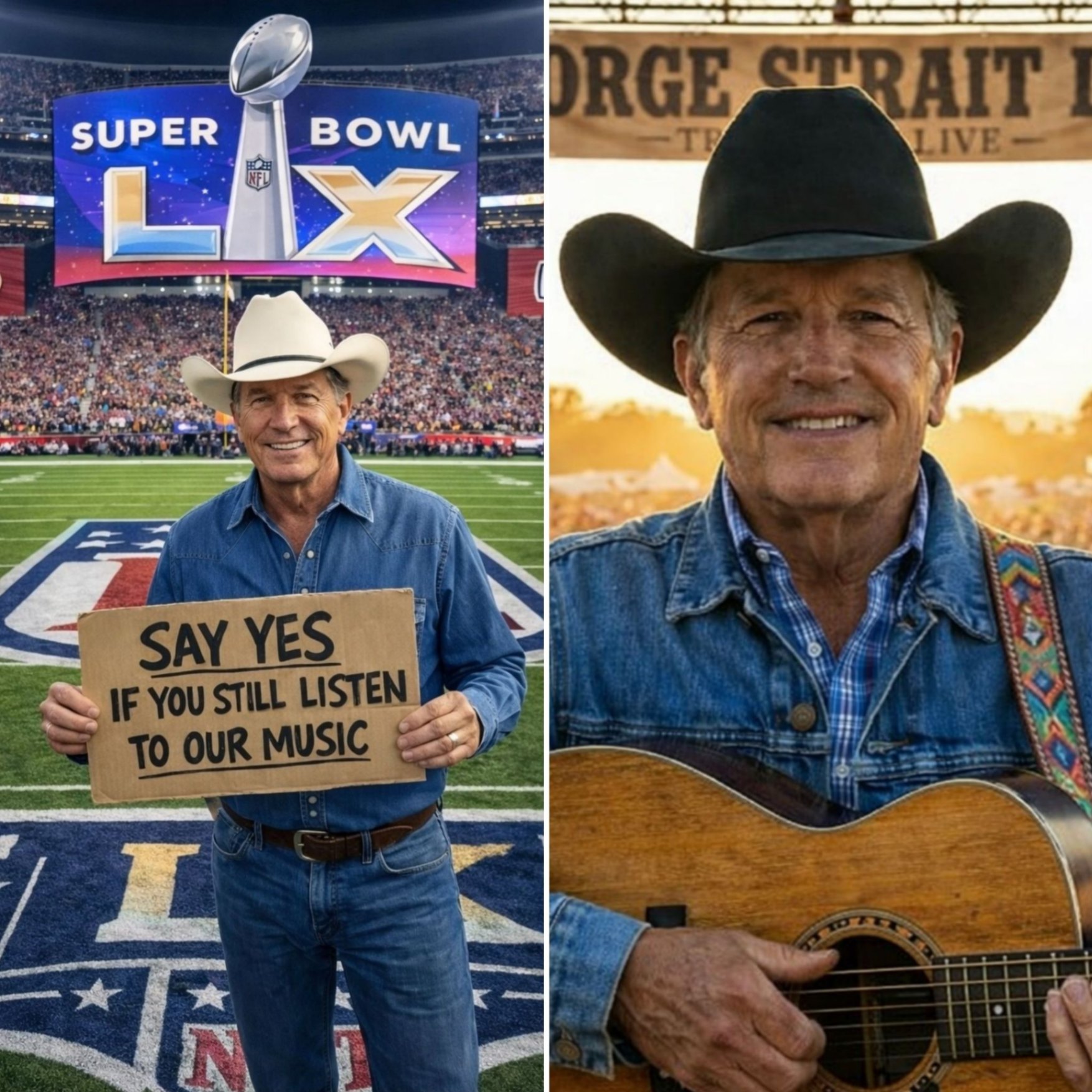 🔥 HOT NEWS: When Silence Becomes the Loudest Statement — The George Strait Halftime Talk Shaking the NFL ⚡