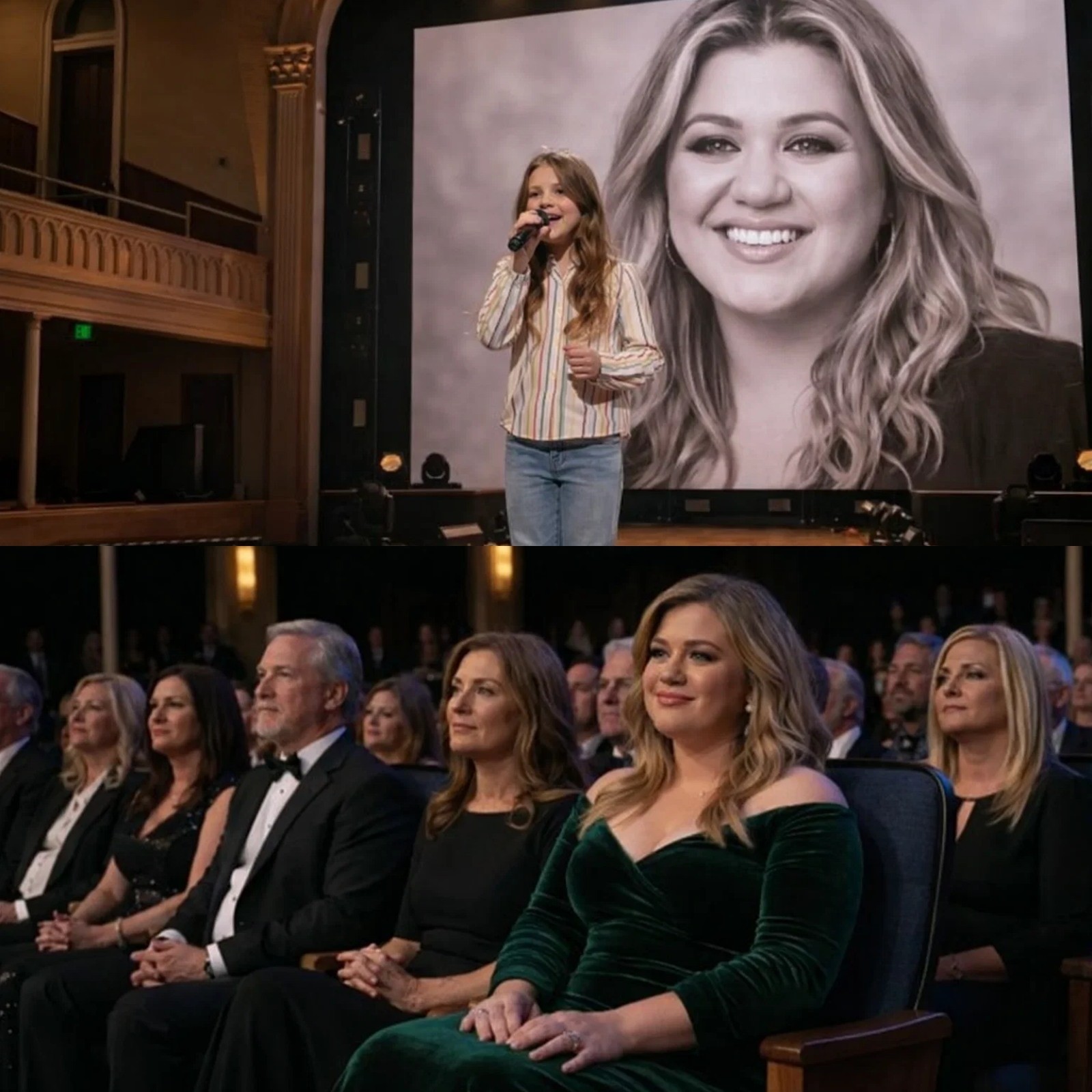 Kelly Clarkson Didn’t Move When Her Daughter Sang “Piece by Piece” — And the Silence Said More Than Years of Standing Ovations