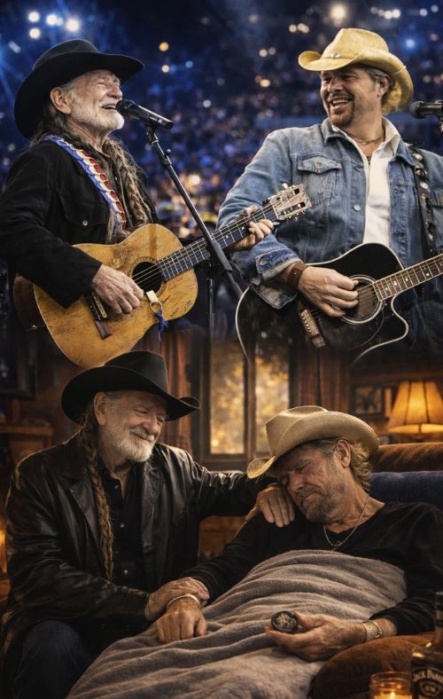 The Last Visit: When Willie Nelson Sat With Toby Keith as the Light Was Fading