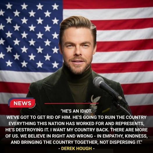 Derek Hough’s Emotional Interview Sparks Debate After Candid Remarks About Donald Trump