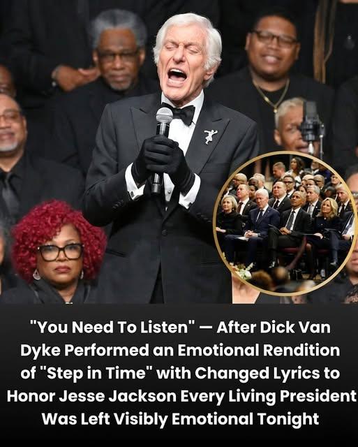 Dick Van Dyke’s Tribute at Jesse Jackson’s Funeral Leaves the Room in Silence