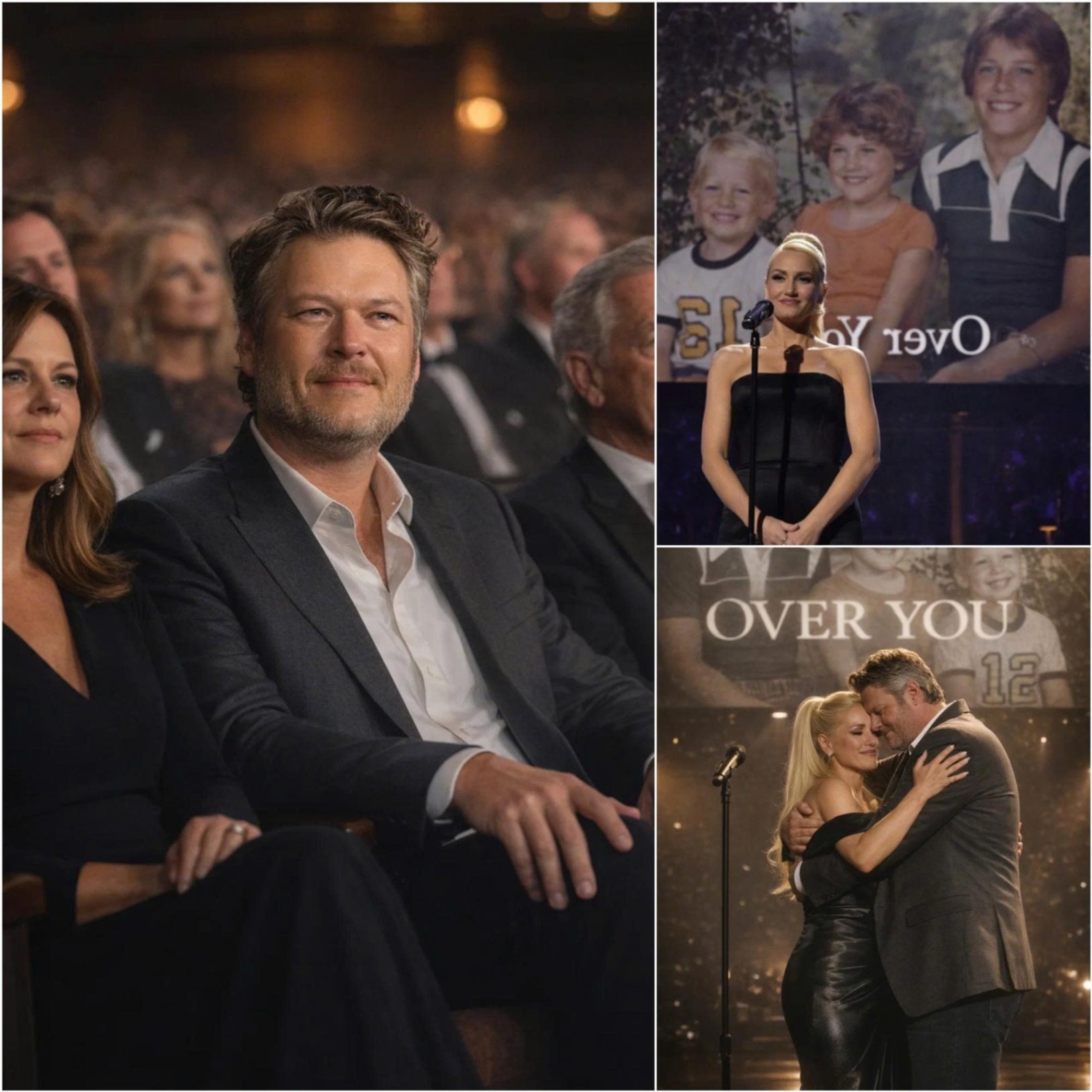 A Song Born from Loss: The Night Gwen Stefani Sang “Over You” and Blake Shelton Couldn’t Move